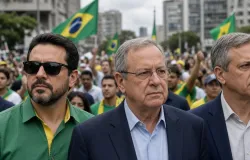 7/9: Fl�vio, Renan e Zema participam de atos contra Moraes e STF em SP