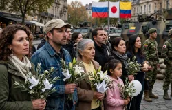 Dia da Paz contrasta com escalada militar de R�ssia, Jap�o e Col�mbia