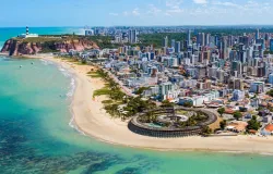 Previs�o do tempo em Jo�o Pessoa com chuvisco leve e m�xima de 27.9�C