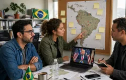 Elei��es 2026: para a imprensa estrangeira, Brasil mede for�a de Trump na Am�rica Latina