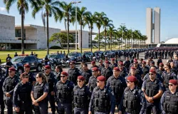 Opera��o de seguran�a mobiliza 10 mil policiais no DF no domingo -