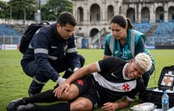 Cauan sofre acidente em S�o Janu�rio e fica fora do Vasco contra o Boca