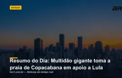 Resumo do Dia: Multid�o gigante toma a praia de Copacabana em apoio a Lula