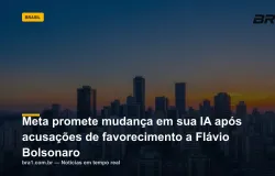 Meta promete mudan�a em sua IA ap�s acusa��es de favorecimento a Fl�vio Bolsonaro