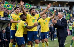 Com duas viradas, Brasil vence Austr�lia e celebra 1� vit�ria na era Ancelotti