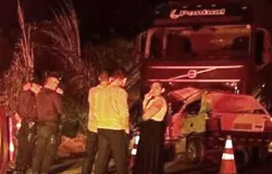 Casal e tr�s filhos morrem ap�s colis�o de carro e caminh�o na MT-140 em Mato Grosso