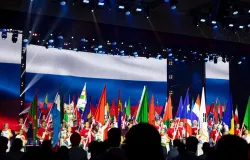 Cerim�nia de abertura d� a largada para os Jogos do Brics, na R�ssia