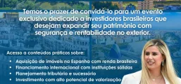 S�o Paulo sediar� encontro estrat�gico sobre investimento imobili�rio na Espanha