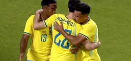 Brasil vence a Cro�cia por 3 a 1 em amistoso; Endrick brilha antes da convoca��o para a Copa