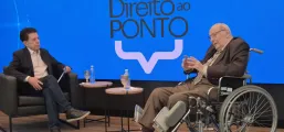Professor e jurista Ives Gandra Martins foi homenageado na estreia do talk show jur�dico "Direito ao Ponto" da EPD