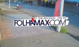 V�deo mostra jovem de 18 anos morrendo ap�s colis�o entre moto e carro
