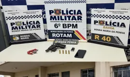 Pol�cia prende dois traficantes com armas ap�s persegui��o em C�ceres-MT
