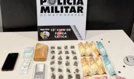 Pol�cia apreende adolescente de 17 anos com drogas e dinheiro em V�rzea Grande