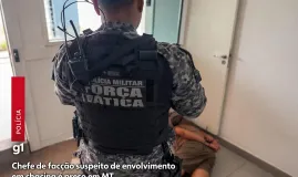Pol�cia prende chefe de fac��o e confisca drogas e armas usadas em matan�a no Mato Grosso