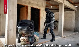 Dupla � presa com 110 tabletes de drogas escondidos em casa no Mato Grosso