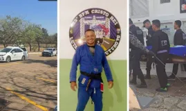 Familiares e alunos se despedem de PM assassinado; v�deos