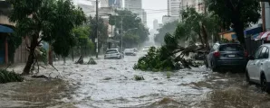 Chuva forte causa alagamentos e transtornos em v�rias regi�es da cidade