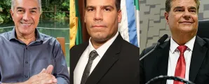 Pesquisa mostra empate entre Reinaldo Azambuja, Capit�o Contar e Nelsinho Trad para o Senado no MS