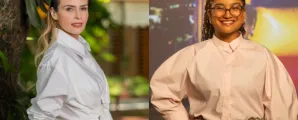 Ana Paula Renault e Tia Milena se reencontram na Globo, mas n�o confirmam reconcilia��o