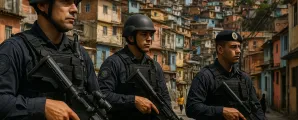 For�as de Seguran�a Intensificam Opera��es em Favelas do Rio de Janeiro