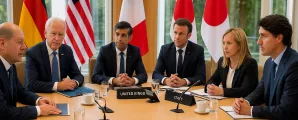 Tens�es no G7: Com�rcio Global em Debate e Conflitos Aumentam