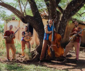 Quarteto Enredado mergulha no universo da m�sica caipira em novo disco >Fantasia Sertaneja>
