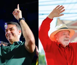 Pesquisa aponta empate t�cnico entre Fl�vio Bolsonaro e Lula com 50% dos votos