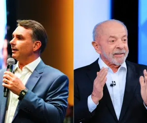 Fl�vio Bolsonaro e Lula empatam em 51% e 49% na v�spera da vota��o, aponta Datafolha