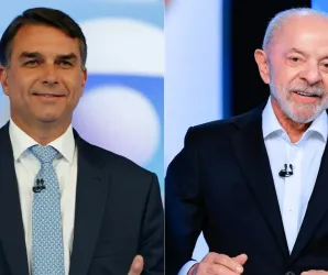 Fl�vio Bolsonaro e Lula empatam nos votos v�lidos para Presid�ncia, aponta pesquisa