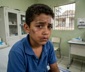 Garoto de 10 anos sofre agress�o grave em escola p�blica no Cear� e pol�cia investiga o caso