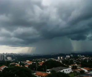 Alerta em SP: temporais e risco de inc�ndio neste domingo