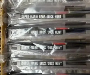 Caixa Esquecida Revela 97 Cartuchos Raros de Super Mario e Duck Hunt