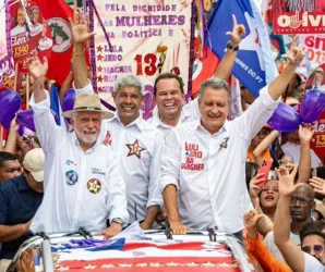 Jer�nimo inicia campanha em Pau da Lima com caminhada e define metas para vit�ria nas elei��es de 2026