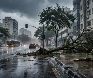 Chuva forte e tempestades atingem S�o Paulo a partir de domingo