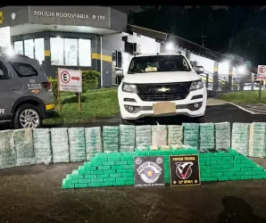 Pol�cia confiscaca mais de 320 quilos de coca�na e crack e prende traficante no interior de SP