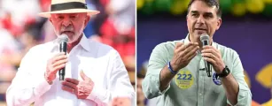 Pesquisa mostra empate t�cnico entre Lula e Fl�vio Bolsonaro antes das elei��es