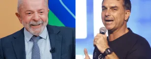 Lula e Fl�vio Bolsonaro abrem campanha com discursos fortes