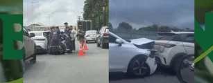 Acidente com cinco carros na Paralela deixa ferido e trava tr�nsito em Salvador