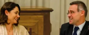 Michelle Bolsonaro elogia Andr� Mendon�a e o chama de escolhido por Deus