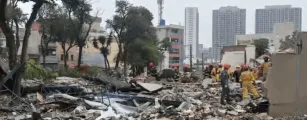 Desabamento de pr�dio na zona leste de S�o Paulo causa duas mortes