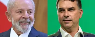 Lula lidera para 2� turno com 47,3%; Fl�vio Bolsonaro tem 40%