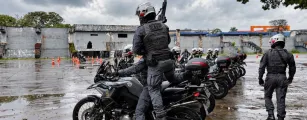 PM prende suspeitos de roubo e facada no primeiro dia do novo batalh�o com motos em SP
