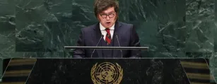 Milei chama ONU de in�til e critica atua��o da entidade na crise das Malvinas