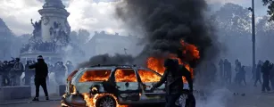 Protestos na Fran�a: inc�ndios e danos em v�rias cidades