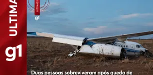 Bombeiro de folga salva duas vidas ap�s queda de avi�o em �rea rural de Mato Grosso