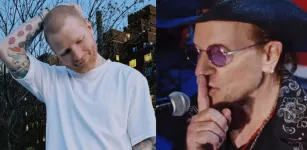Ed Sheeran diz a Bono que n�o quer misturar m�sica com pol�tica