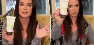 Kyle Richards revela esfoliante facial da Aveeno por apenas R$ 5