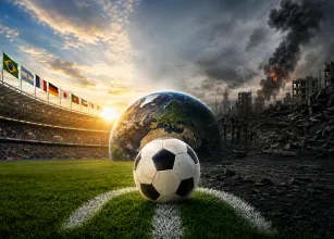 Se todas as batalhas dos homens se dessem apenas nos campos de futebol, qu�o belas seriam as guerras.