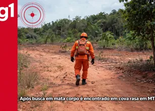 Pol�cia acha corpo enterrado em cova rasa e investiga liga��o com trabalhador sumido