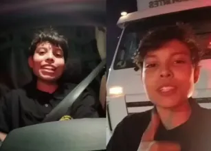 Caminhoneiro confunde-se com crian�a e � parado pela pol�cia